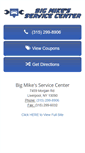 Mobile Screenshot of bigmikesservicecenter.com